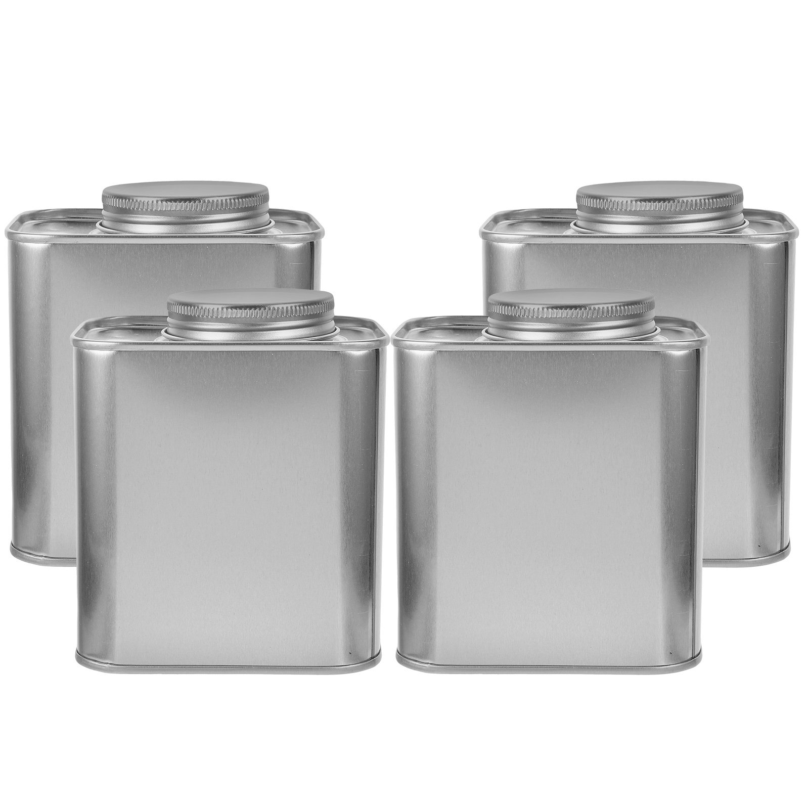 Coffee Tea Bean Leaf - 4Pcs Coffee Bean Storage Canisters Tinplate