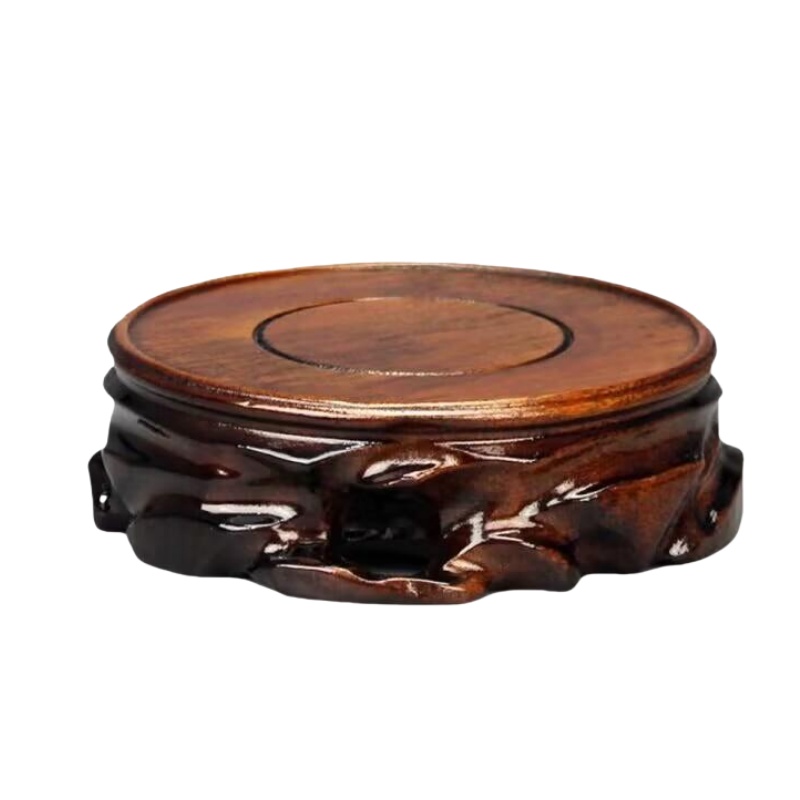 Coffee Tea Garden - Wooden Plant Saucer & Flower Pot