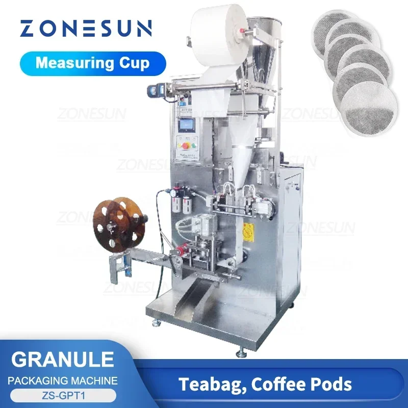 Coffee Tea Bean Leaf - ZONESUN ZS-GPT1 Automatic Teabag Filling and