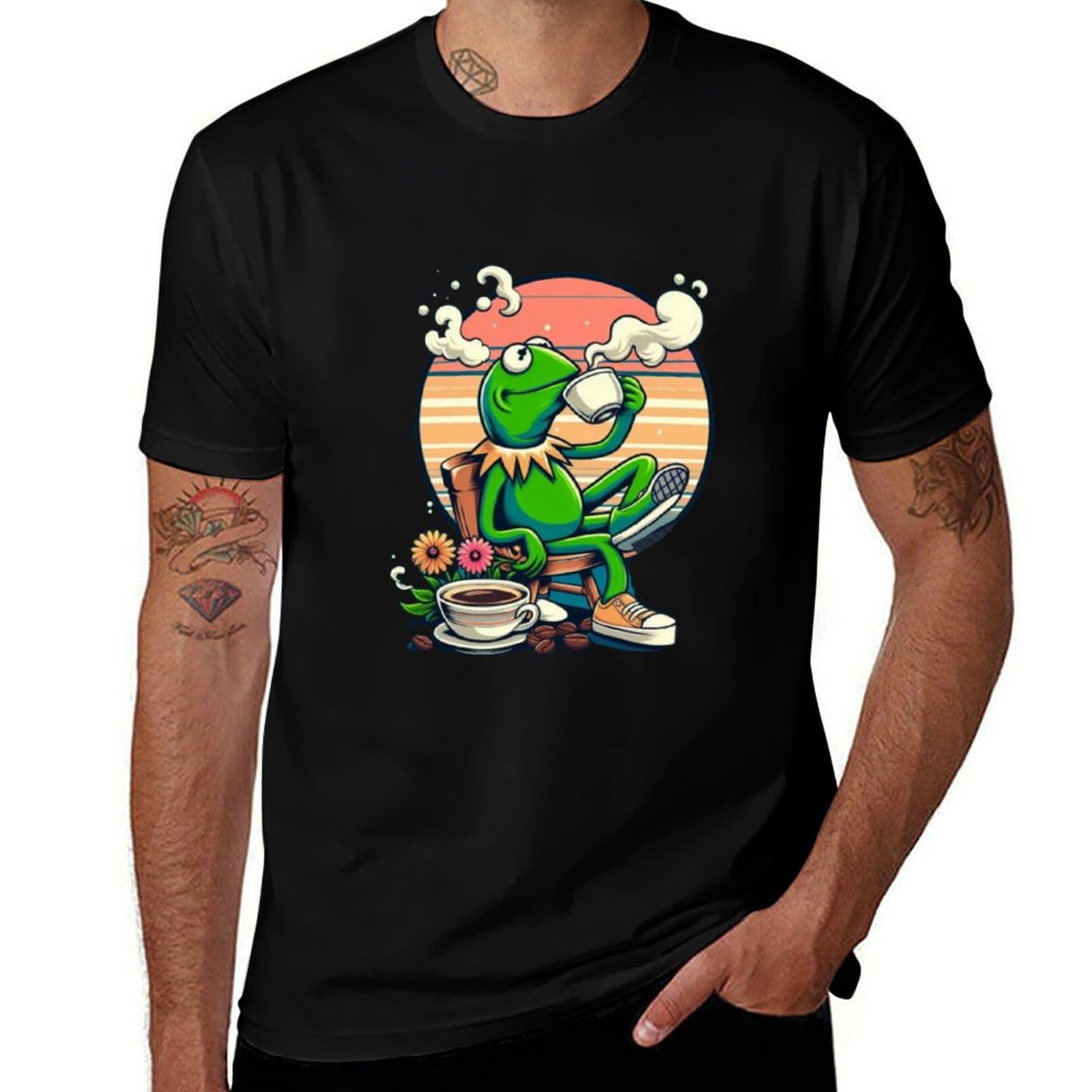 Kermit Sipping Tea gif. Funny  - Coffee Tea Festival 评论和价格