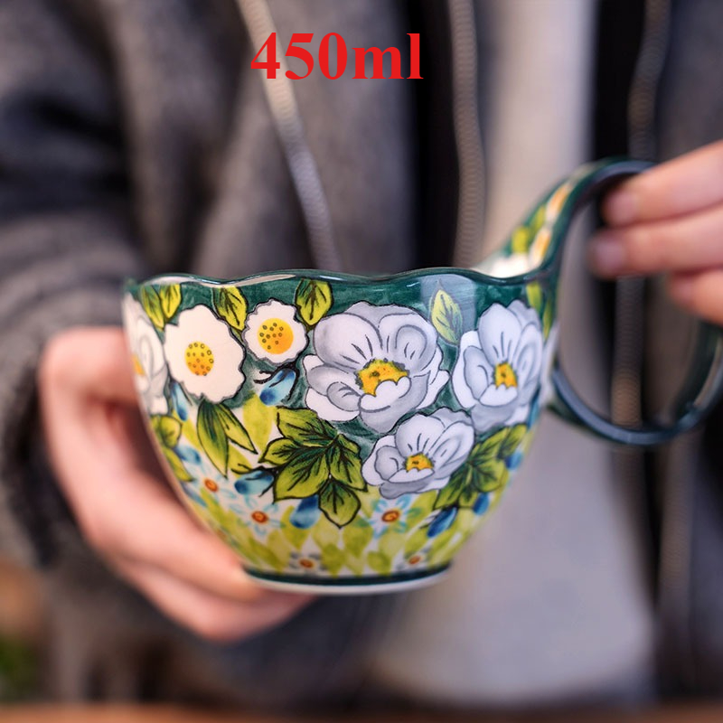 Jasmine Underglaze Ceramic Mug - Coffee Jasmine Tea 评论和价格