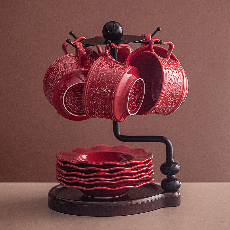 Retro festive coffee cup and s - Coffee Tea Festival 评论和价格