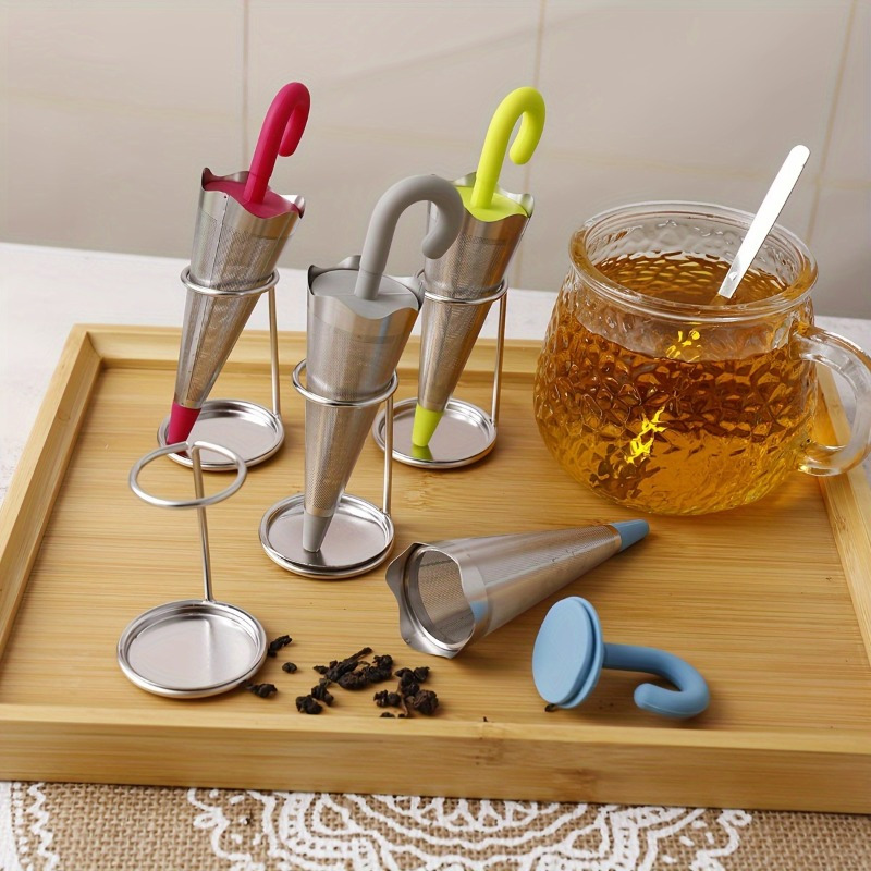 1pc Reusable Umbrella Tea Infu - Coffee Tea Infusion 评论和价格