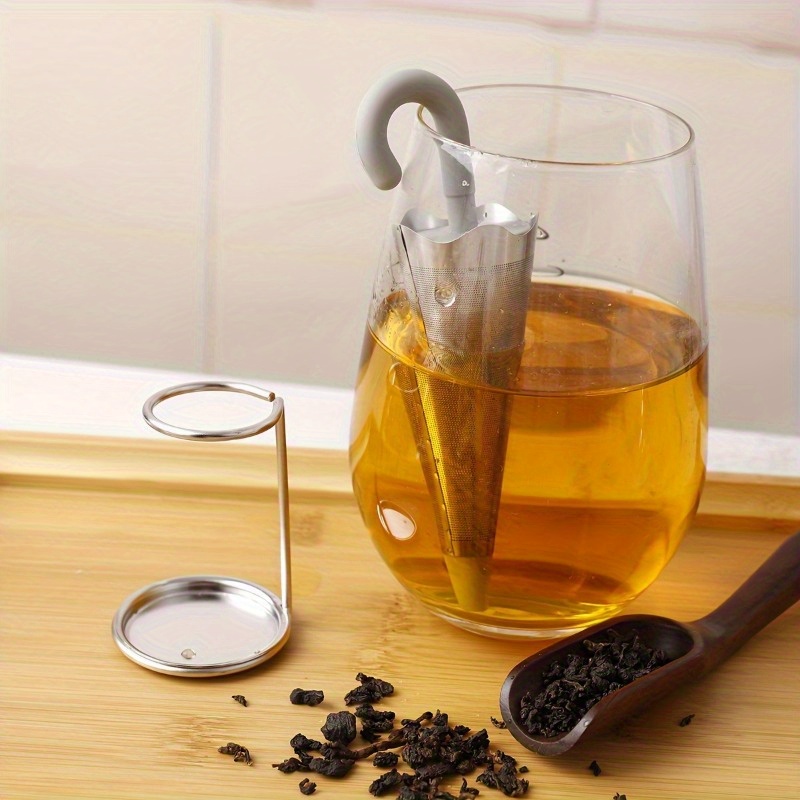 1pc Reusable Umbrella Tea Infu - Coffee Tea Infusion 评论和价格