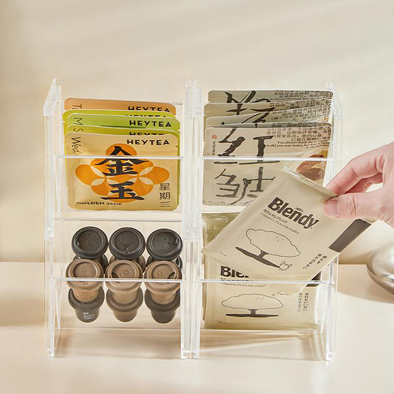 Vertical Tea Box Holder Stacka - Coffee Tea Bags 评论和价格