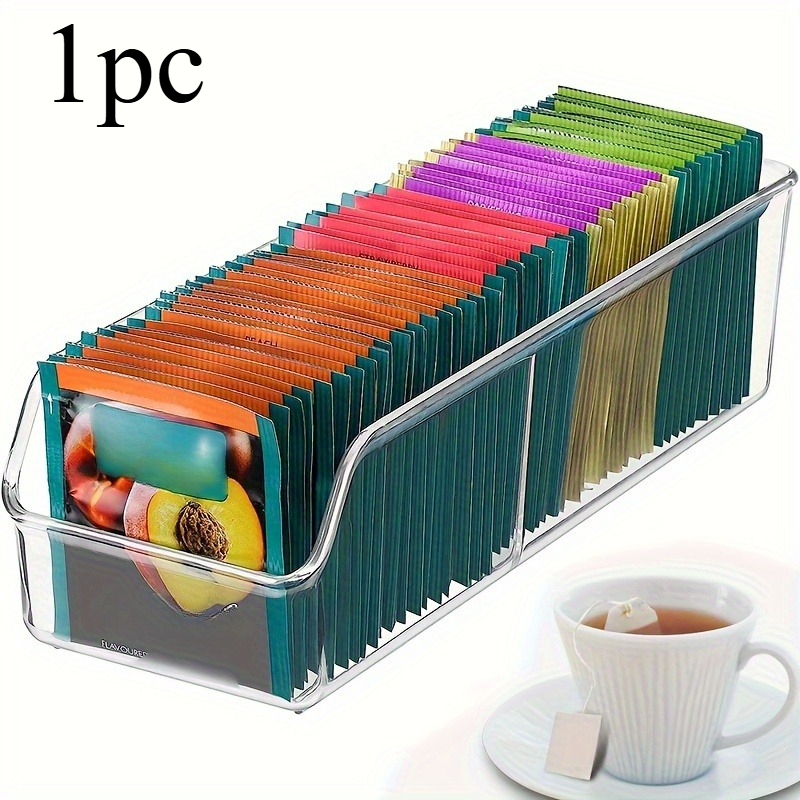 1pc Clear Tea Bag Organizer Bo - Coffee Tea Bags 评论和价格