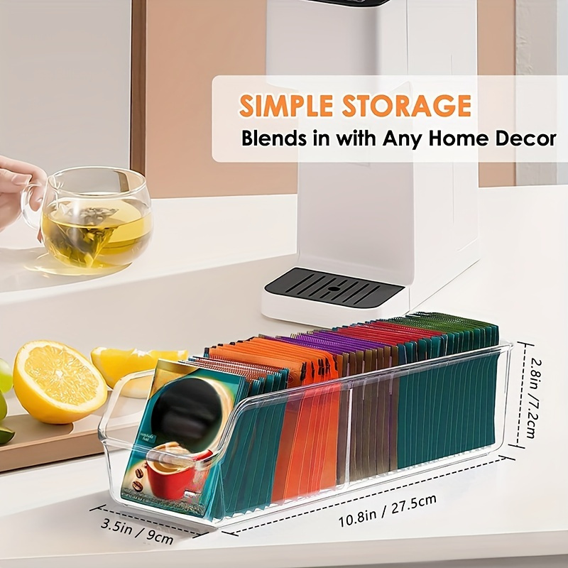 1pc Clear Tea Bag Organizer Bo - Coffee Tea Bags 评论和价格