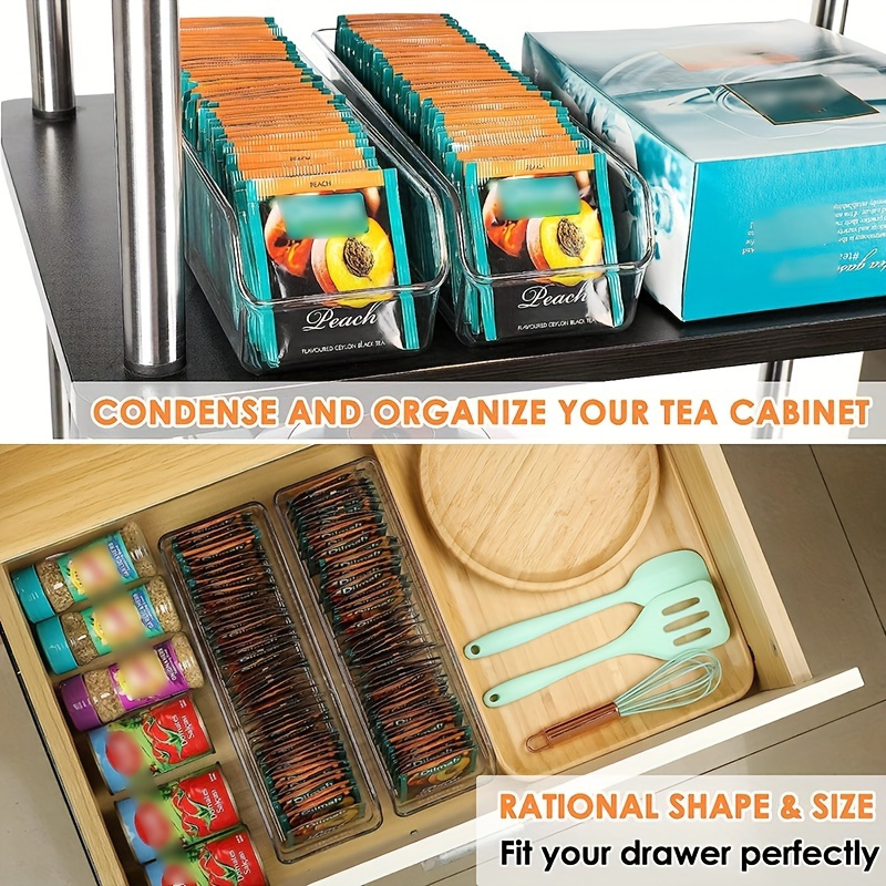 1pc Clear Tea Bag Organizer Bo - Coffee Tea Bags 评论和价格