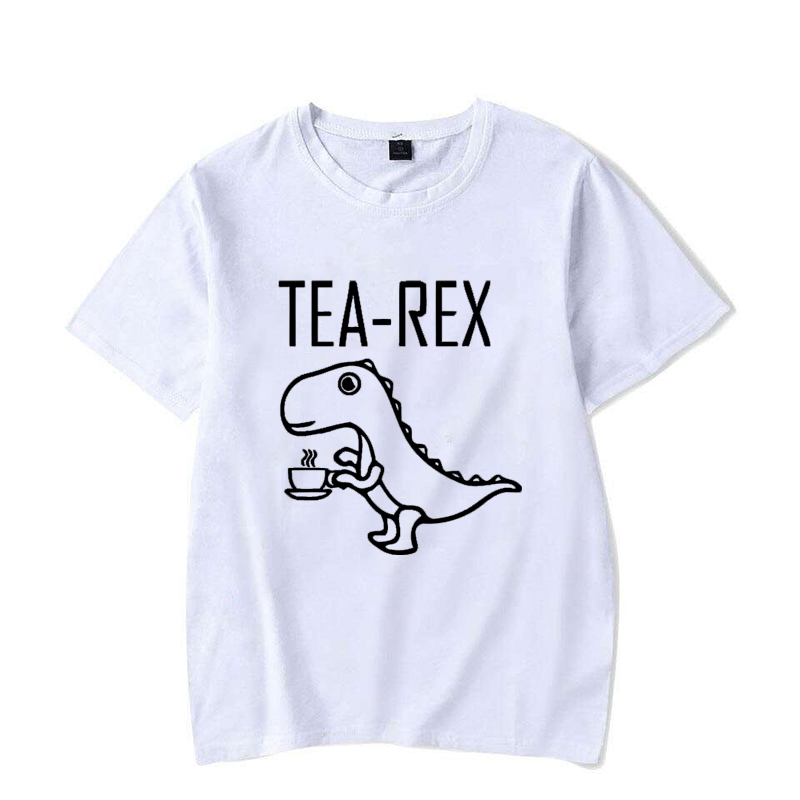 Men Women T-Shirts Tea Rex Fun - T And Tea Coffee 评论和价格