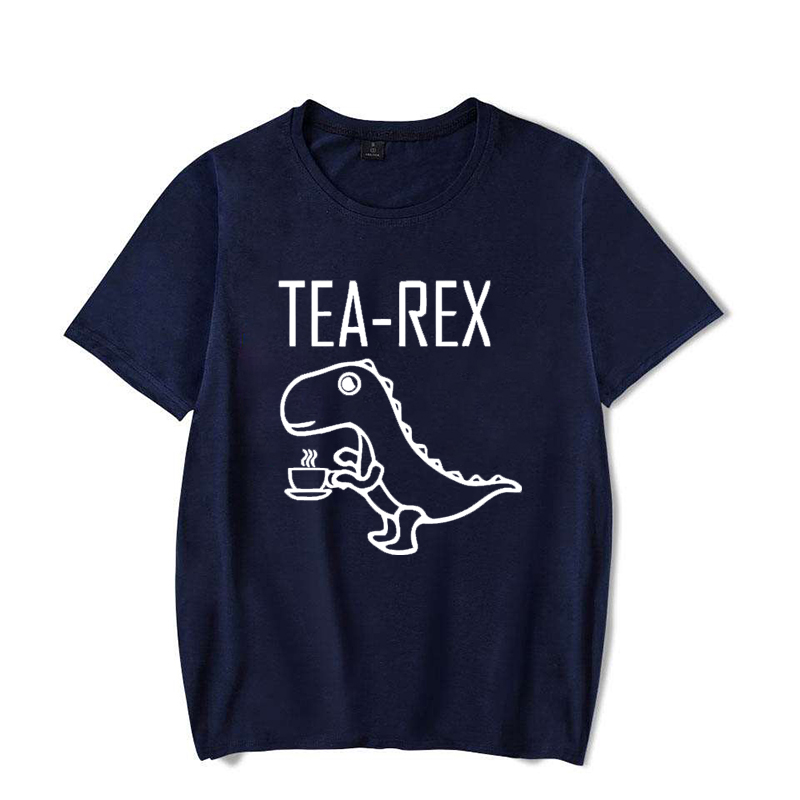 Men Women T-Shirts Tea Rex Fun - T And Tea Coffee 评论和价格