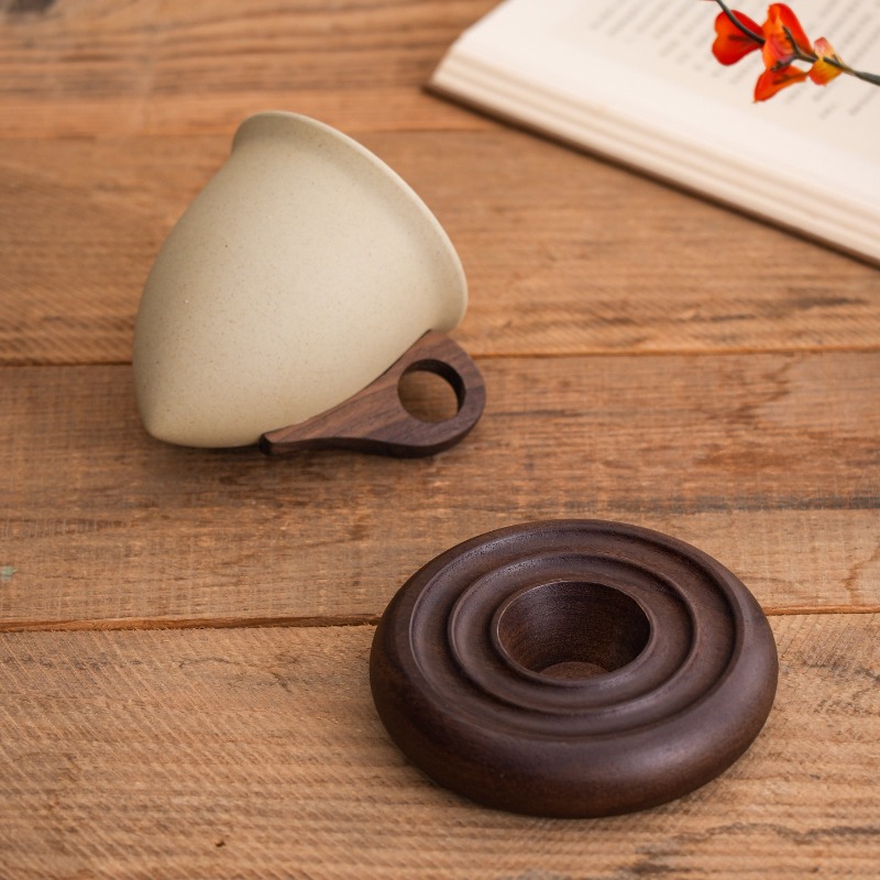 Creative Brown Ceramic and Woo - Coffee Tea Garden 评论和价格