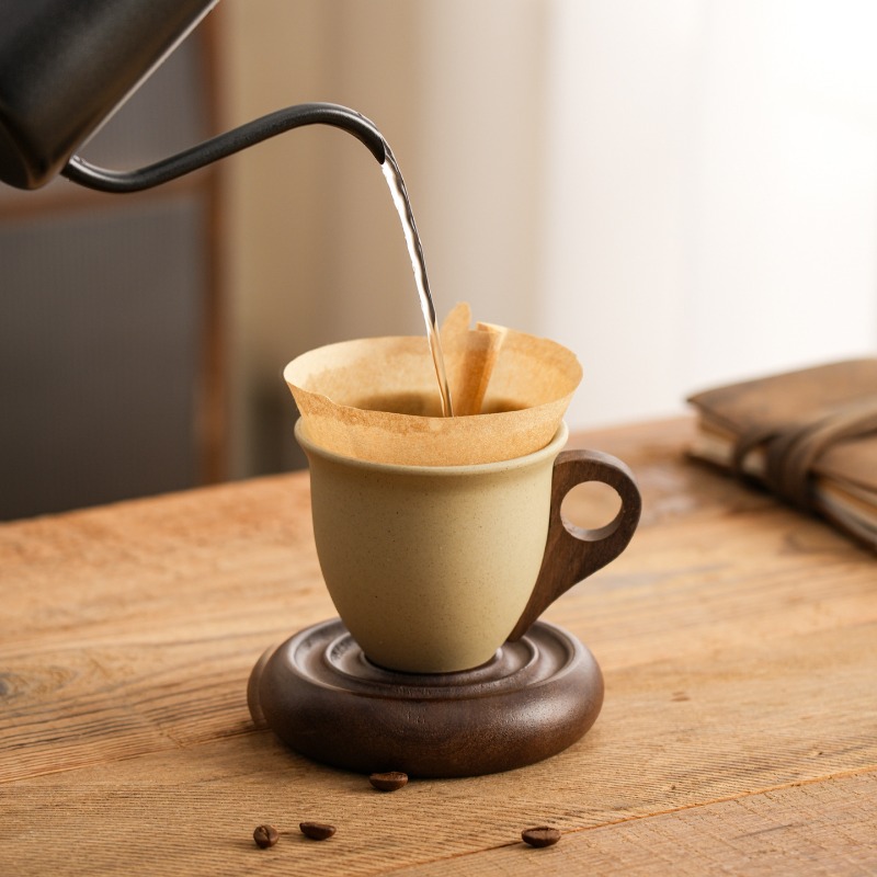 Creative Brown Ceramic and Woo - Coffee Tea Garden 评论和价格