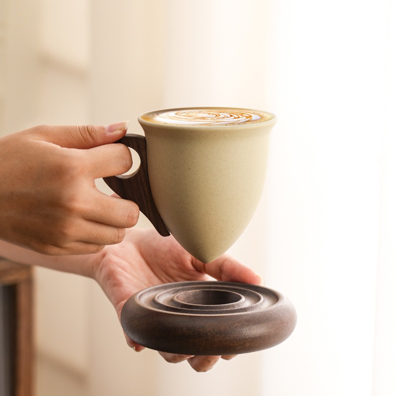 Creative Brown Ceramic and Woo - Coffee Tea Garden 评论和价格