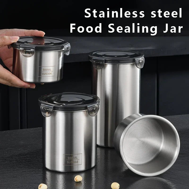 Stainless Steel Food Container - Coffee Tea Bean Leaf 评论和价格