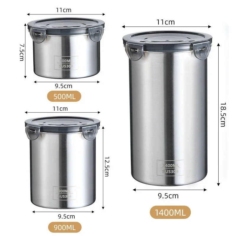 Stainless Steel Food Container - Coffee Tea Bean Leaf 评论和价格