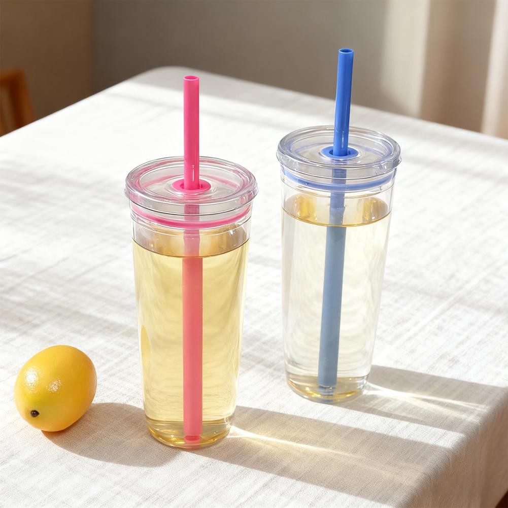 Portable Straw Cup 20oz Colorf - Coffee Tea Tumbler 评论和价格