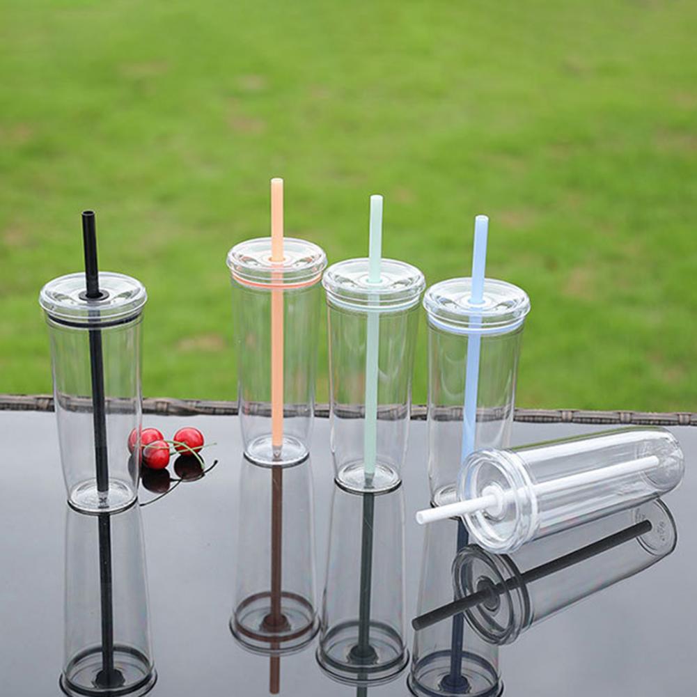 Portable Straw Cup 20oz Colorf - Coffee Tea Tumbler 评论和价格