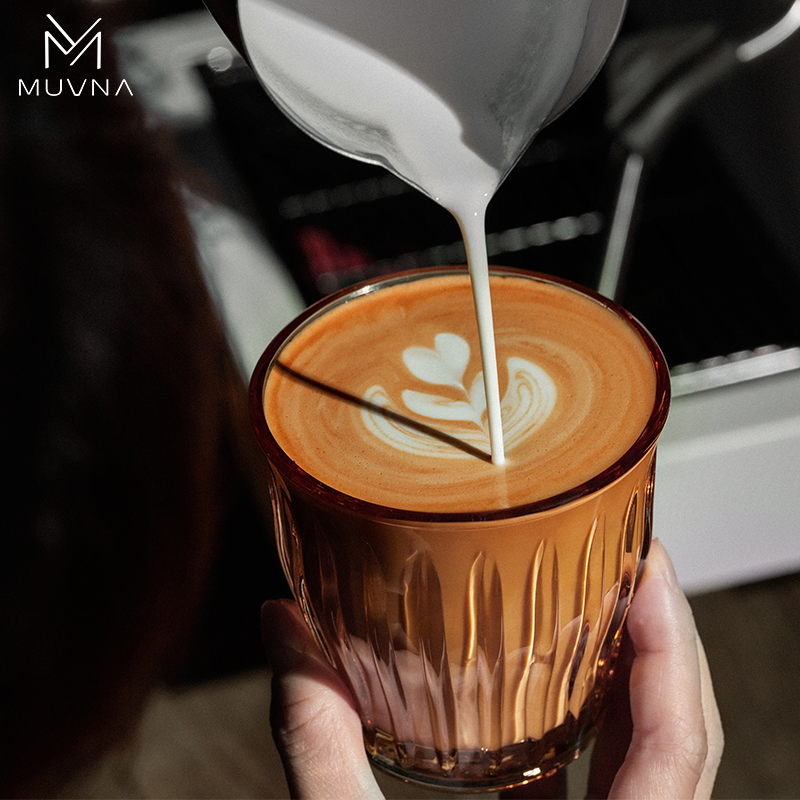 MUVNA Glass Coffee Cup 100ml 1 - Coffee Tea Tumbler 评论和价格
