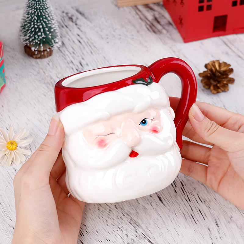 Christmas 3D Santa Ceramic Mug - Coffee Tea Festival 评论和价格