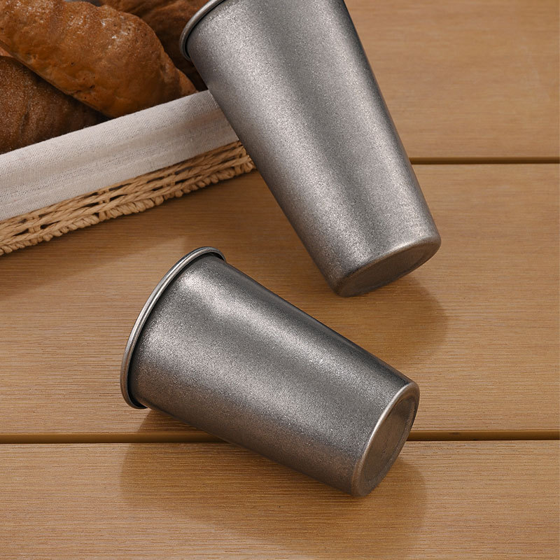 Retro Silver Stainless Steel D - Coffee Tea Tumbler 评论和价格