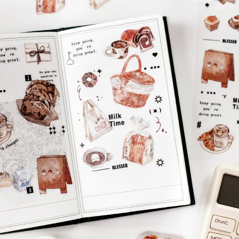 Vintage Coffee Bread Afternoon - Coffee Tea Journal 评论和价格