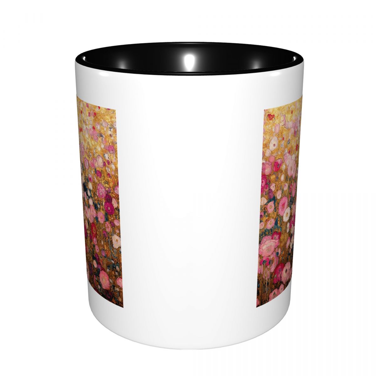 Gustav Klimt Pink Flower Garde - Coffee Tea Garden 评论和价格