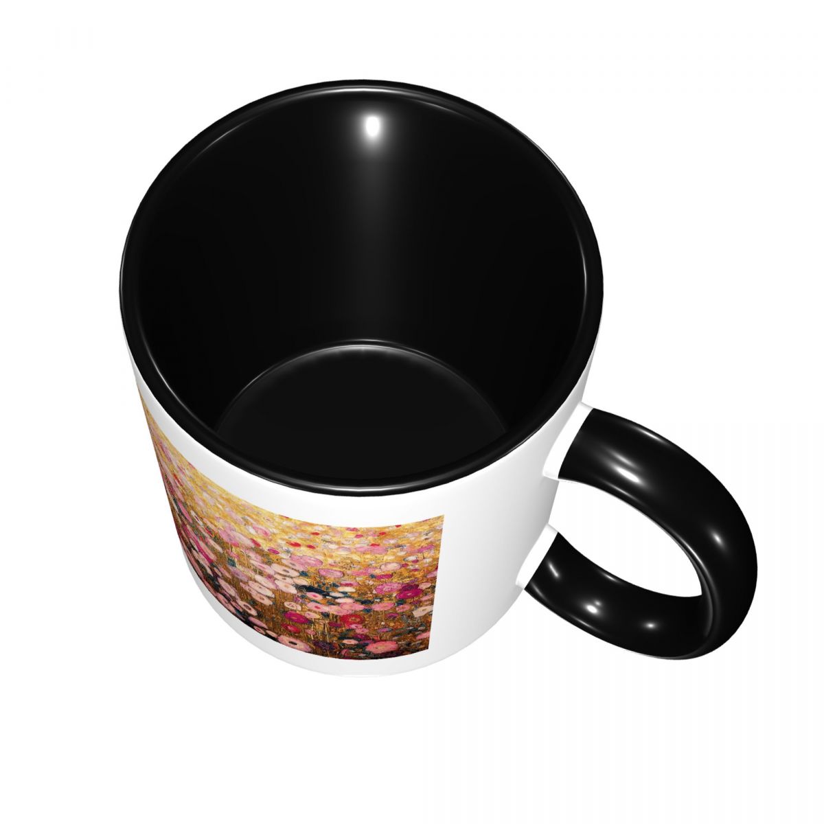 Gustav Klimt Pink Flower Garde - Coffee Tea Garden 评论和价格