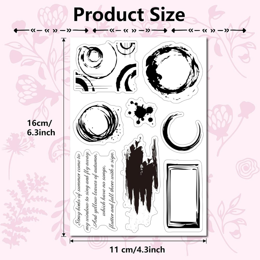 Coffee Tea Stain Clear Rubber  - Coffee Tea Journal 评论和价格