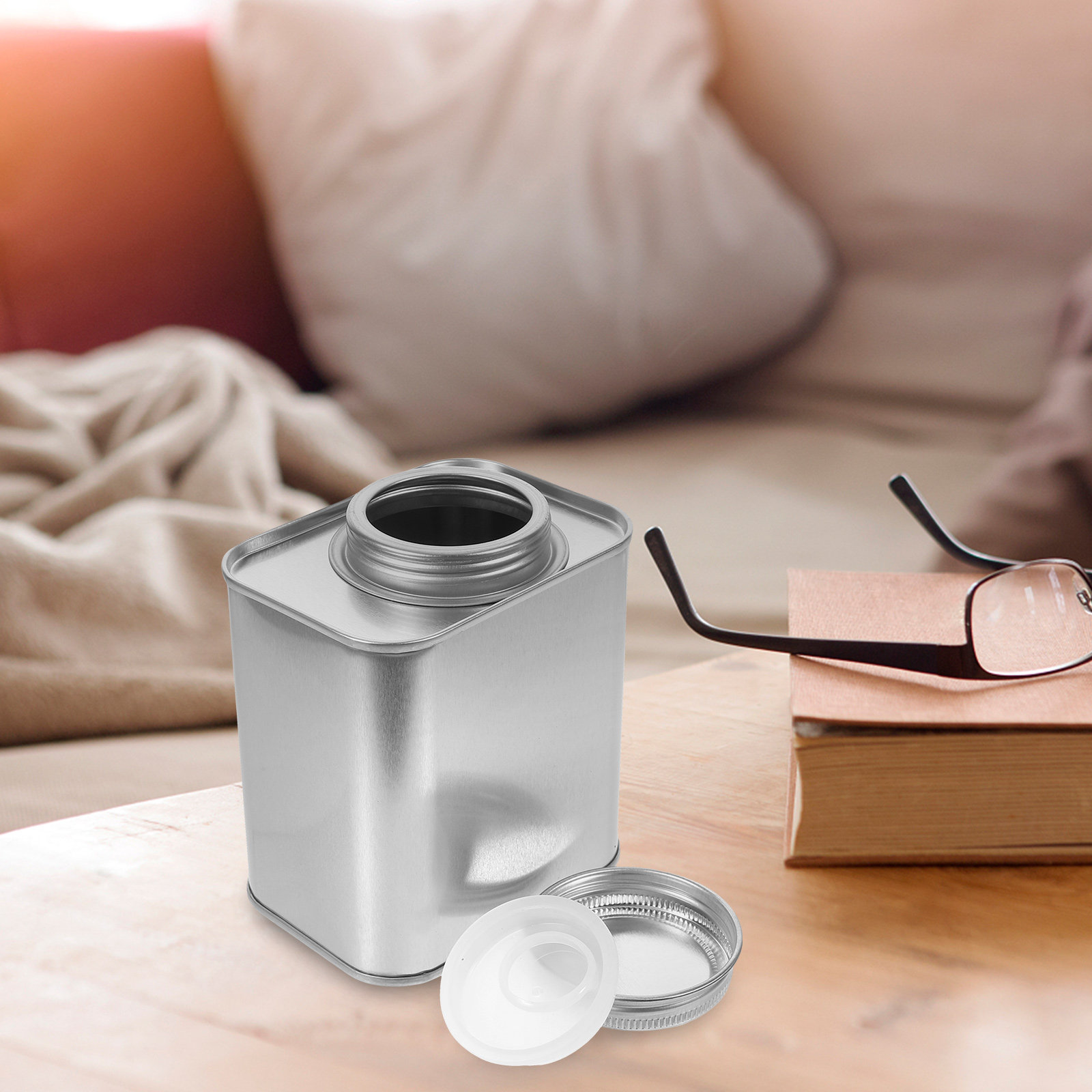 4Pcs Coffee Bean Storage Canis - Coffee Tea Bean Leaf 评论和价格