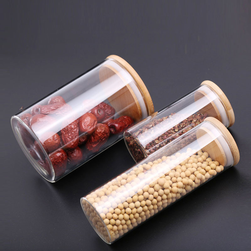 Glass Food Storage Jars with A - Coffee Tea Bean Leaf 评论和价格