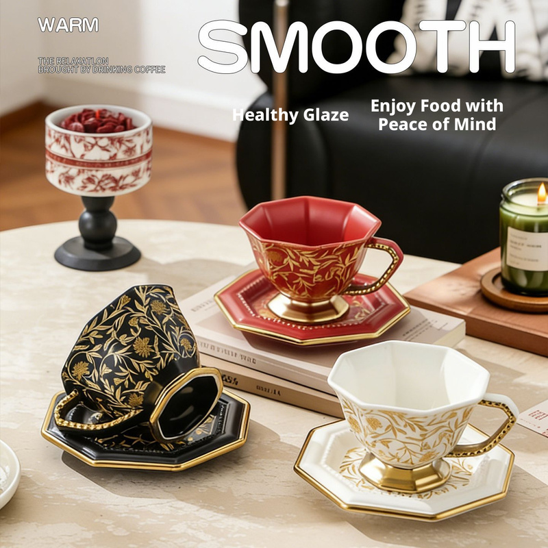 Octagon Vintage Ceramic Coffee - Coffee Tea Festival 评论和价格