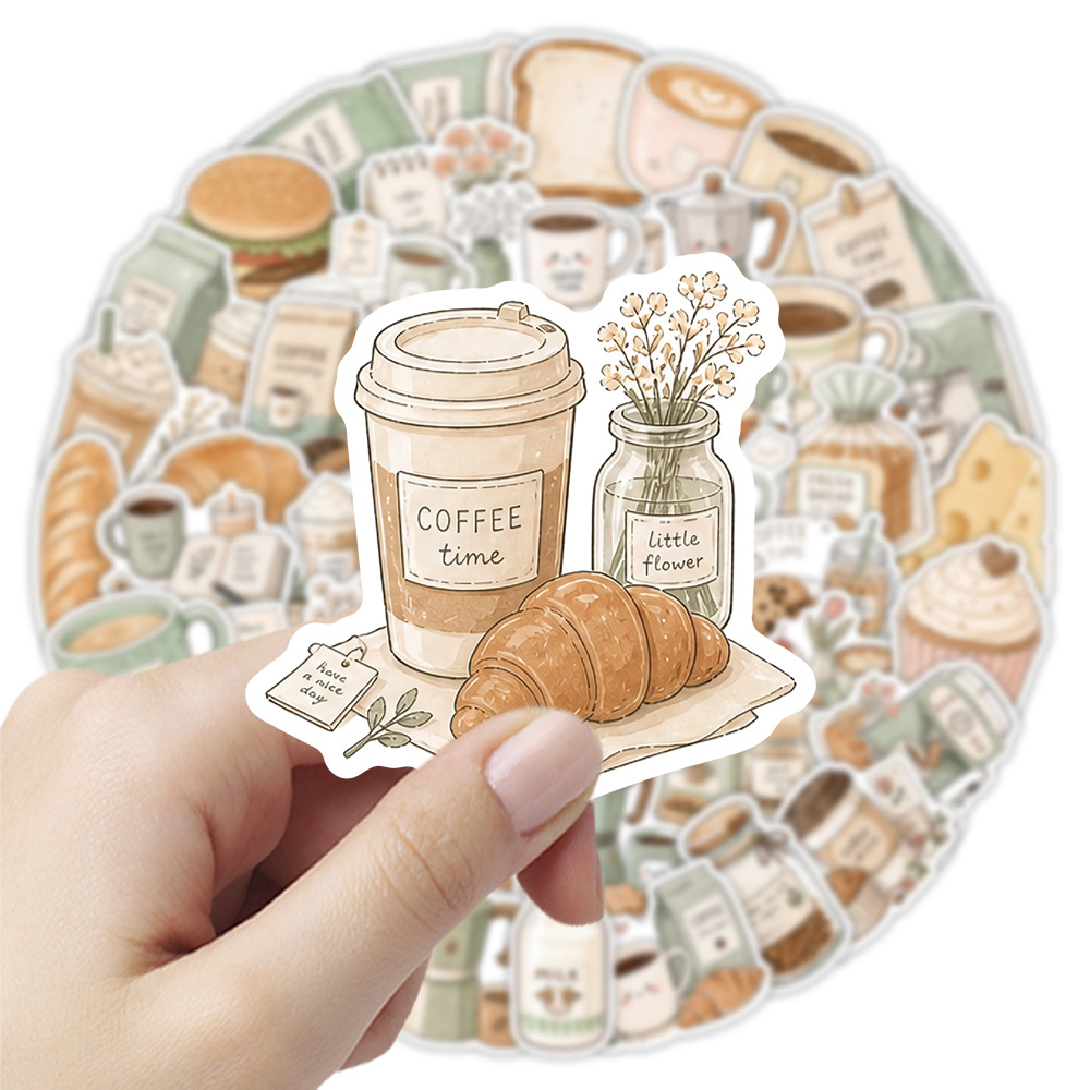 10/30/50pcs Coffee Time Graffi - Coffee Tea Journal 评论和价格