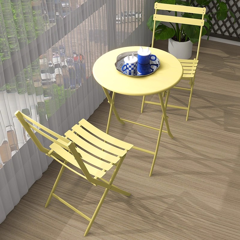 Small Folding Tea Table with C - Coffee Tea Garden 评论和价格