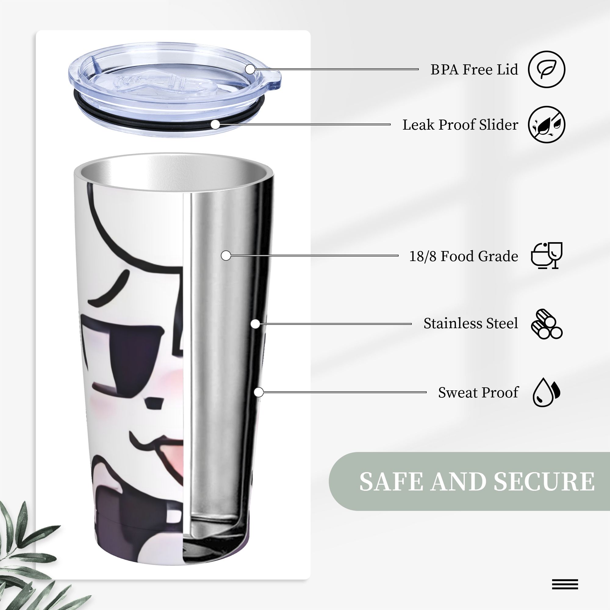 Boykissers Silly Tumbler Vacuu - Coffee Tea Tumbler 评论和价格