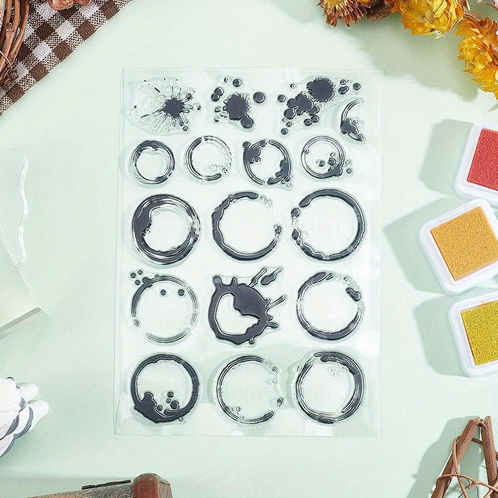 Tea Stains Clear Stamp Coffee  - Coffee Tea Journal 评论和价格