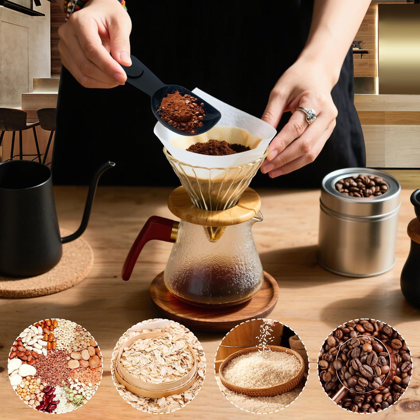 Coffee Scoop with Clip Multi-p - Coffee Tea Bean Leaf 评论和价格