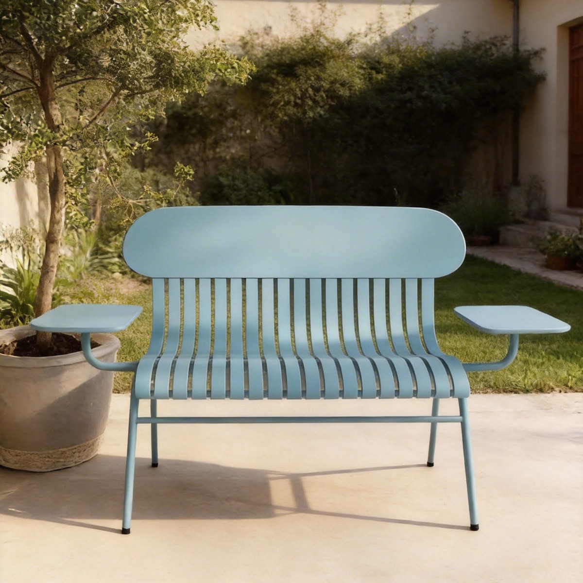 HYS Outdoor Double Chair Milk  - Coffee Tea Garden 评论和价格