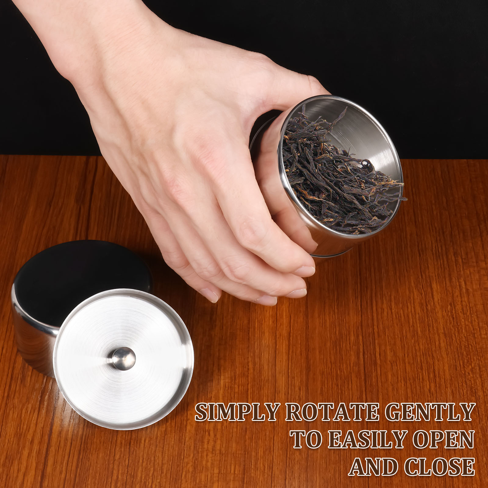 Stainless Steel Tea Leaf Tins  - Coffee Tea Bean Leaf 评论和价格