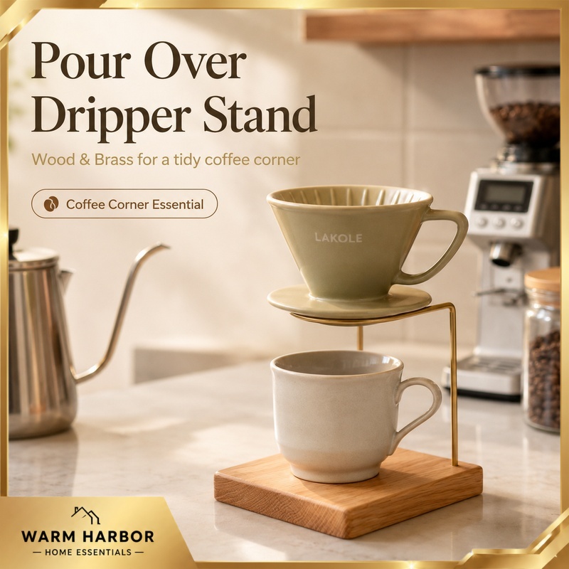 Wood Brass Pour Over Coffee St - Coffee Dripper V60 评论和价格