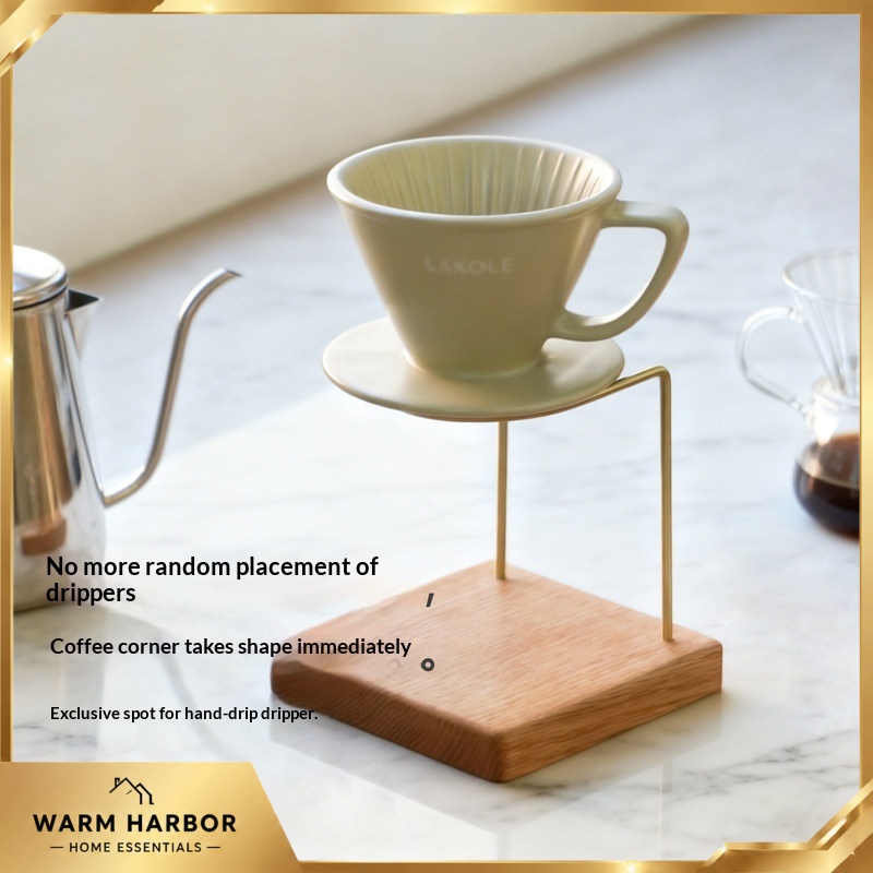 Wood Brass Pour Over Coffee St - Coffee Dripper V60 评论和价格